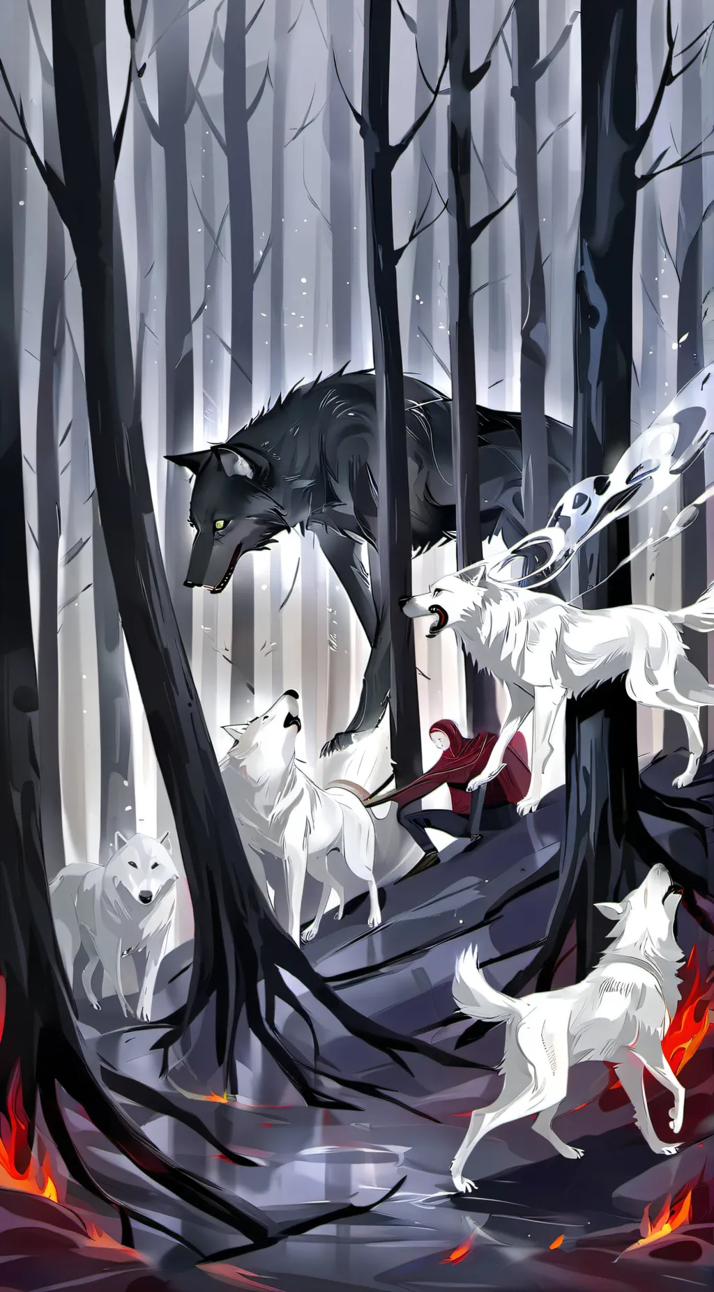 ai character: FIGHT background