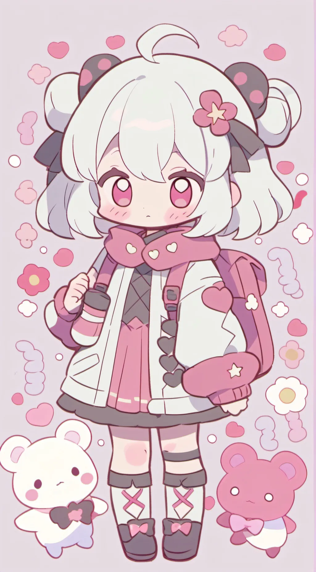 ai character: Undertale girls  background