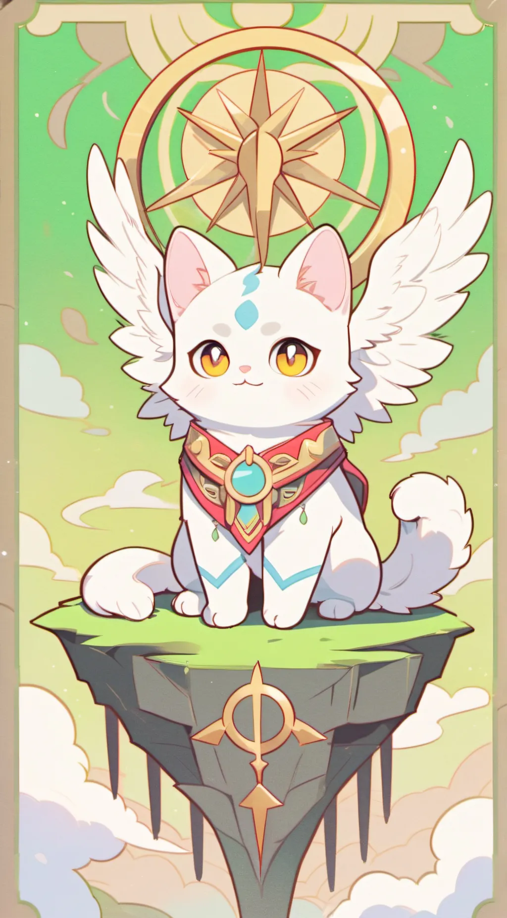 ai character: Cloud background