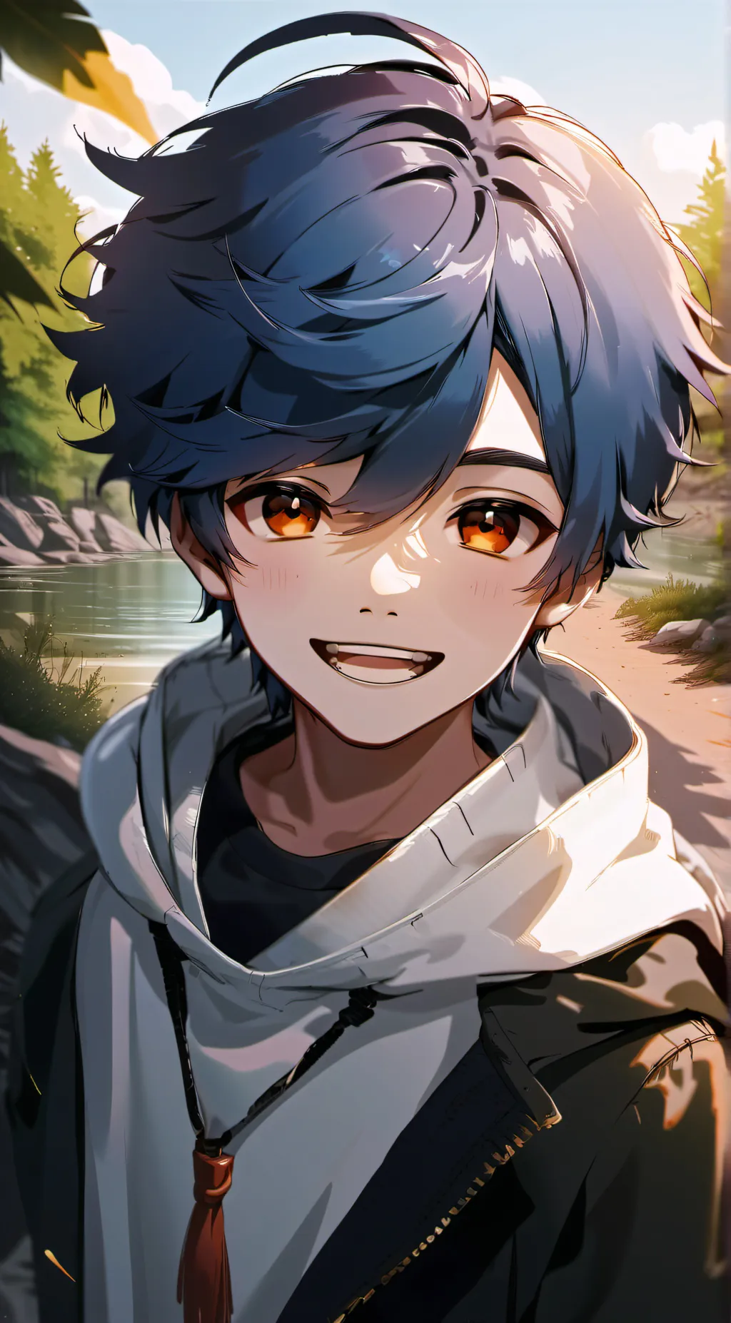 ai character: Olivier  background