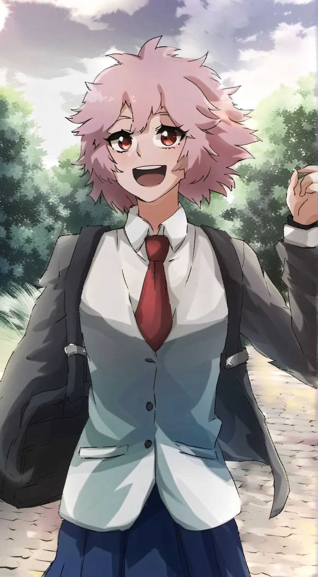 ai character: Mina Ashido background