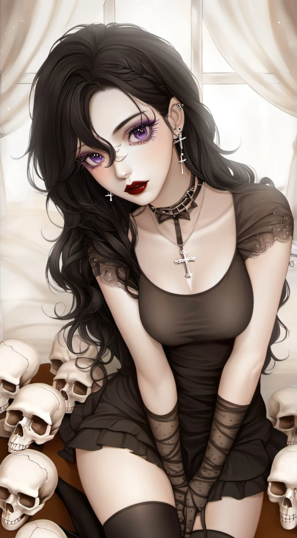 ai character: Na-bi  background