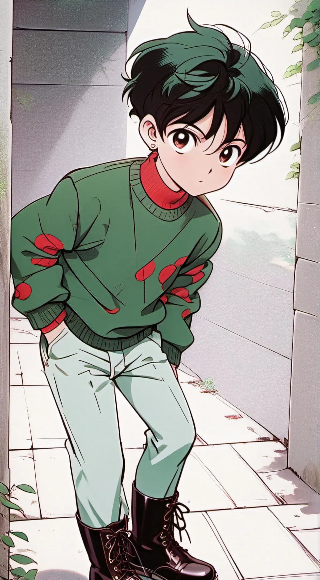 ai character: Gon  background