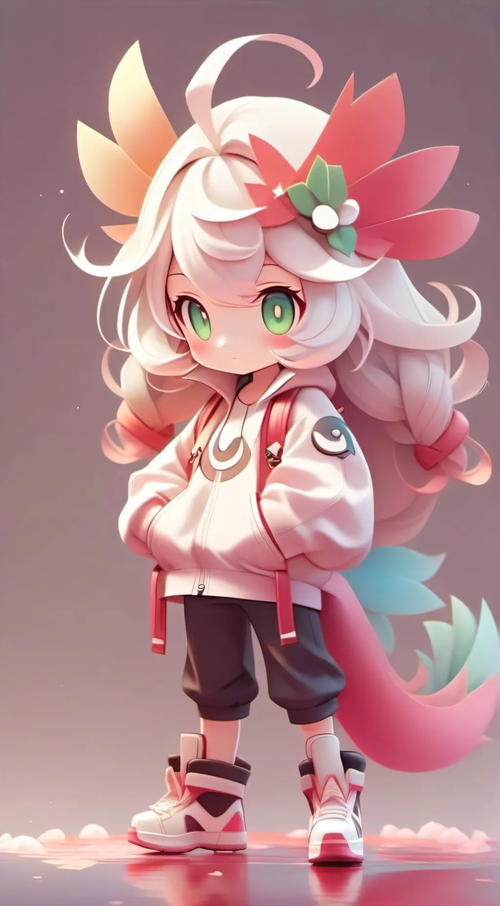 ai character: Flaaffy background