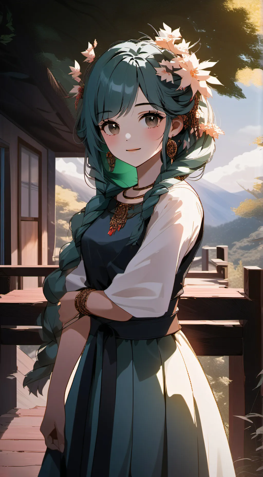 ai character: daisy background