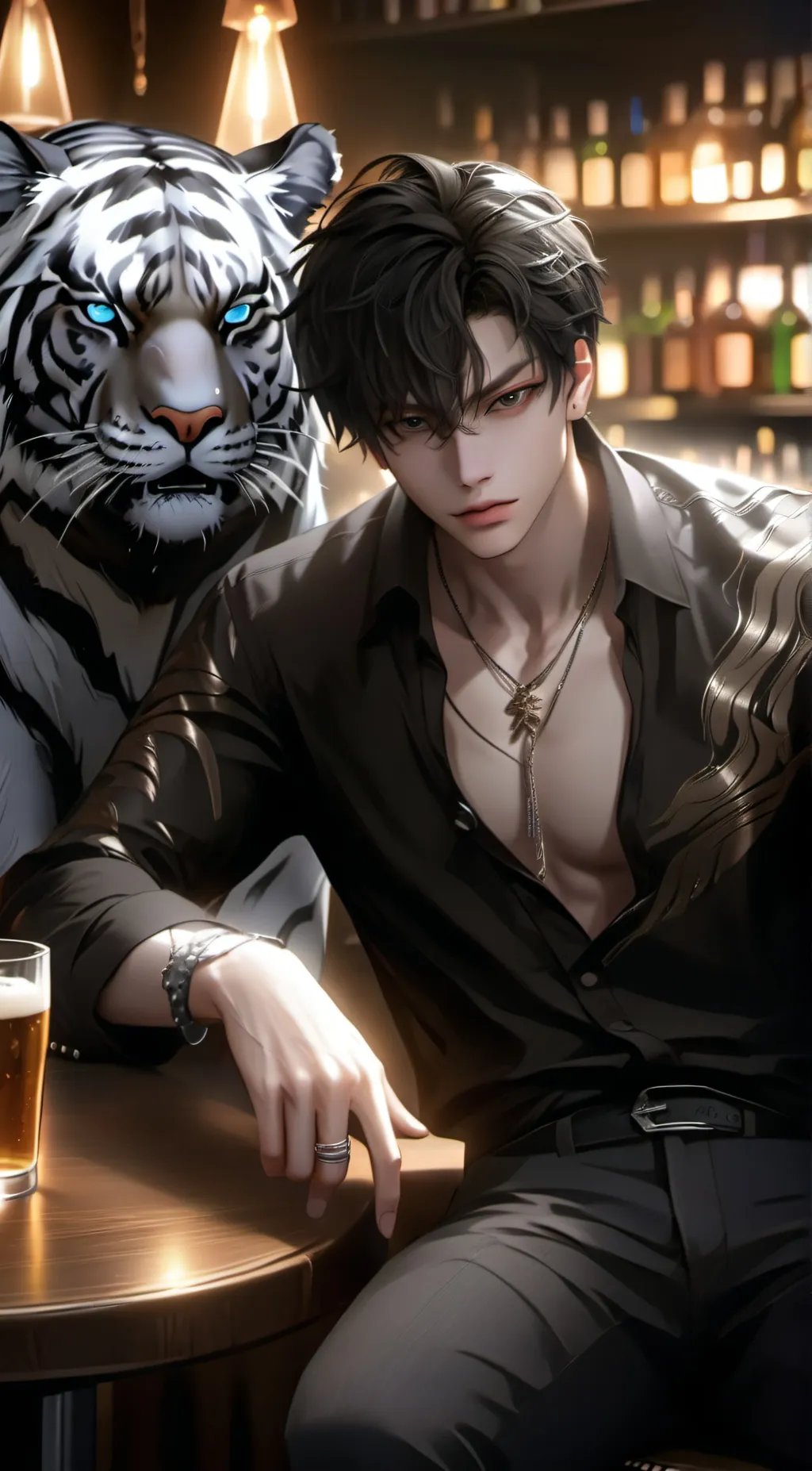 ai character: Aiden  background