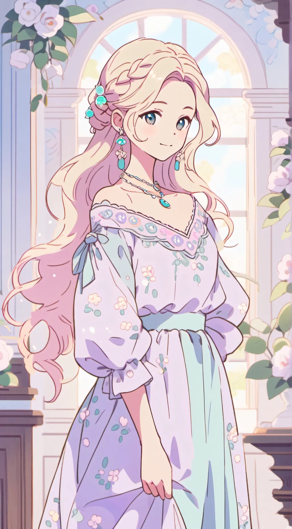 ai character: Lovey background