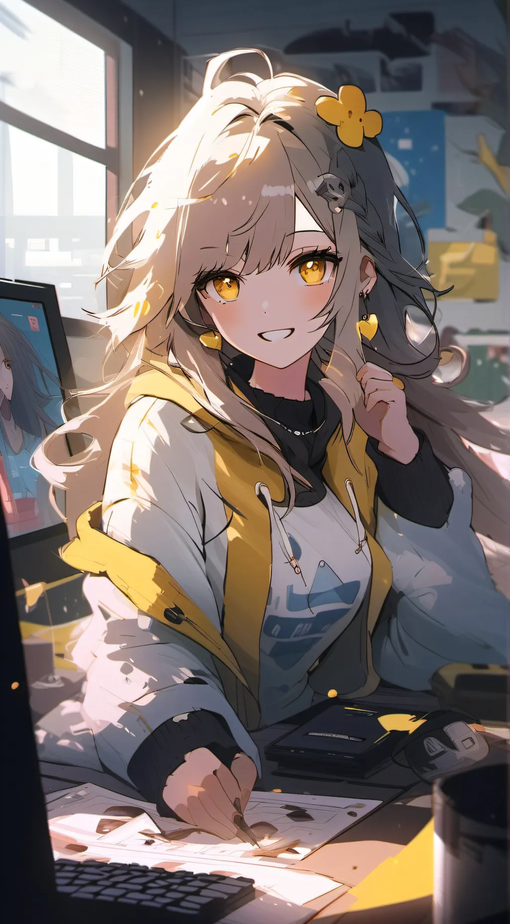 ai character: Nia Alliya background