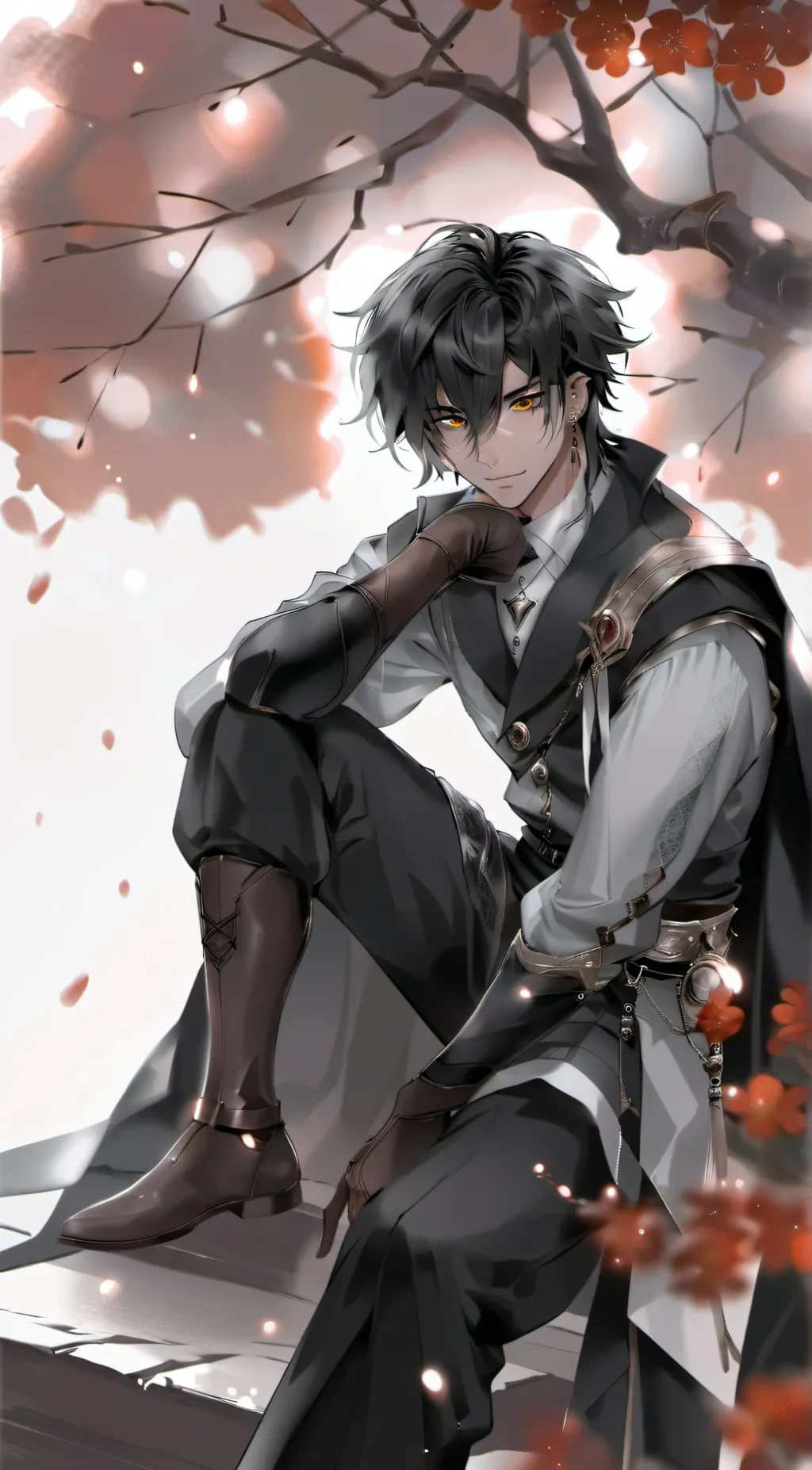 ai character: Rany day Ian background