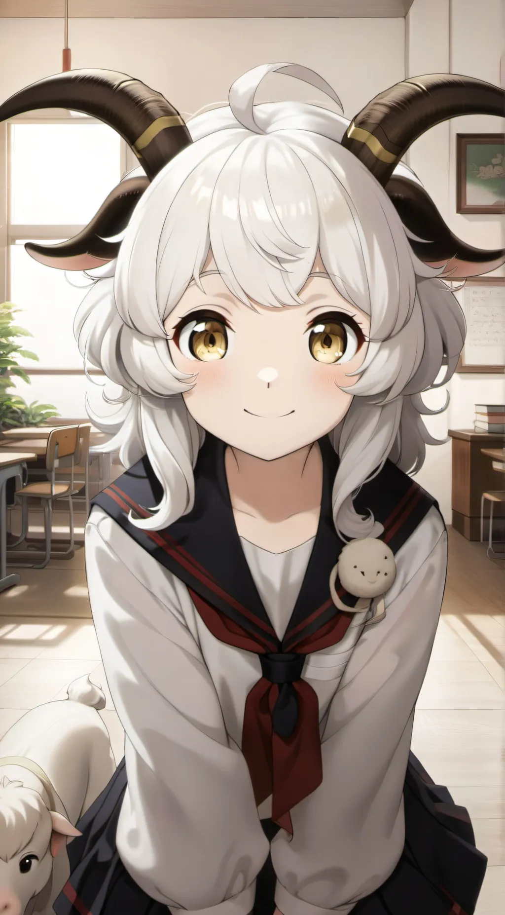 ai character: ghost background