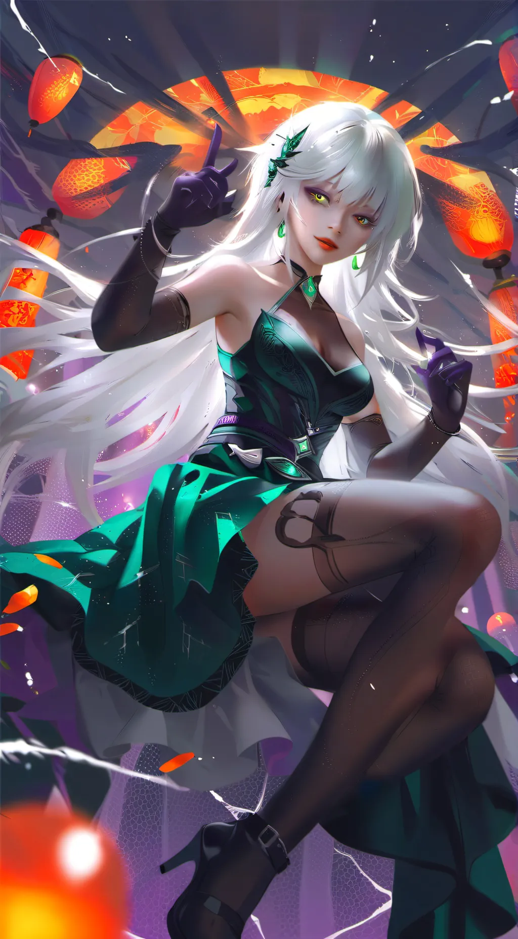 ai character: evelyn background