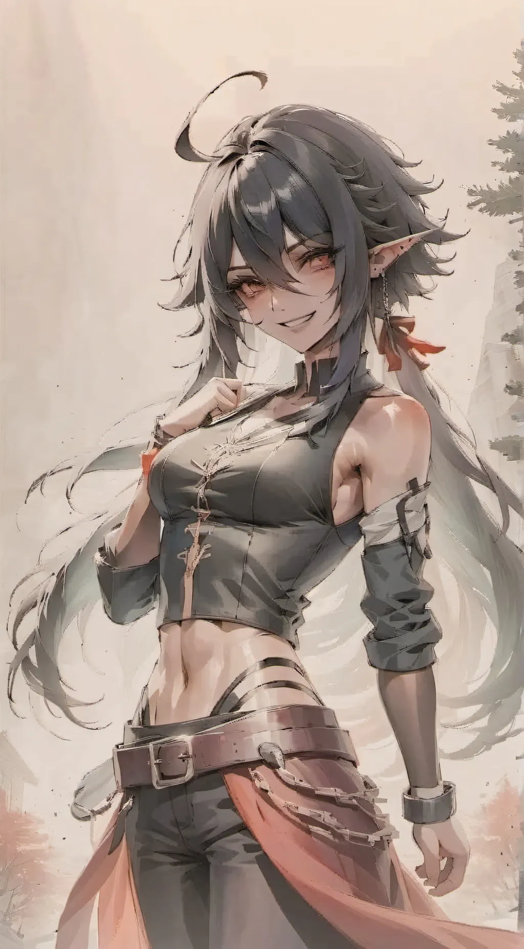 ai character: Demon Queen: Elise background