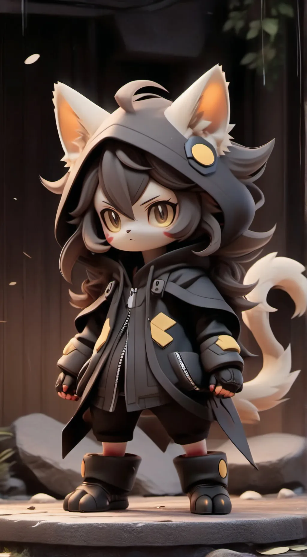 ai character: Spookat  background