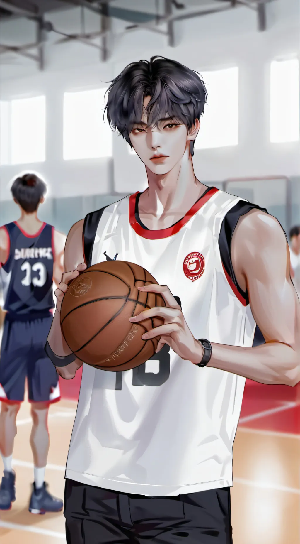 ai character: magnos<3 ^^ background