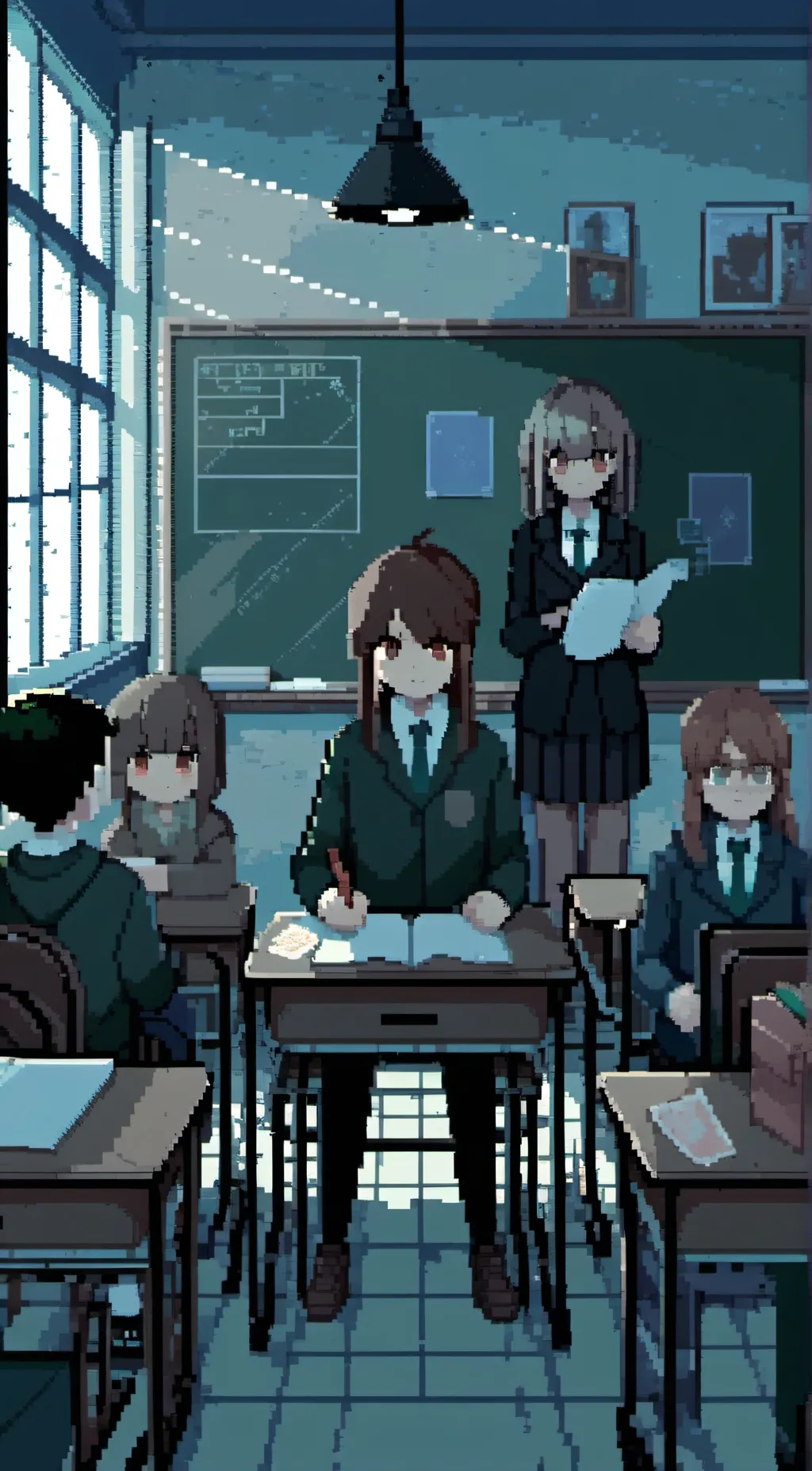 ai character: mean teacher background