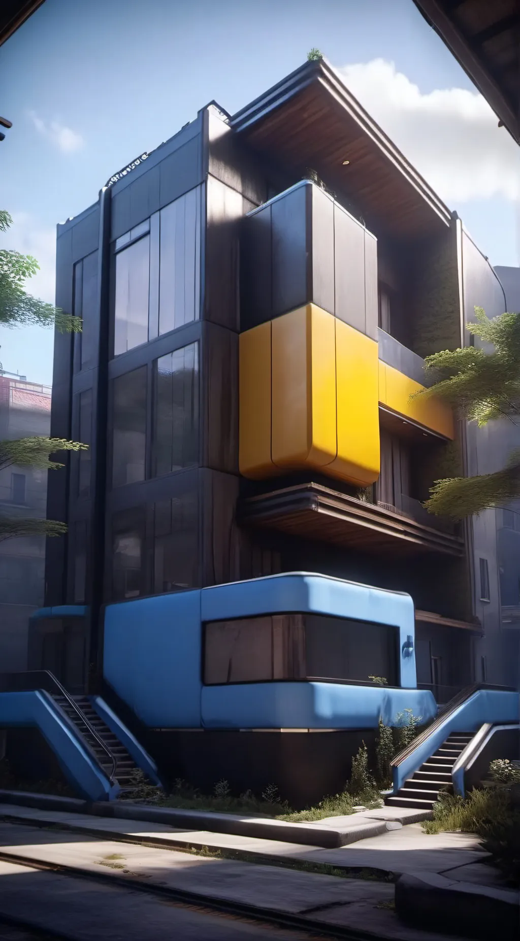 ai character: Helldiver HQ background