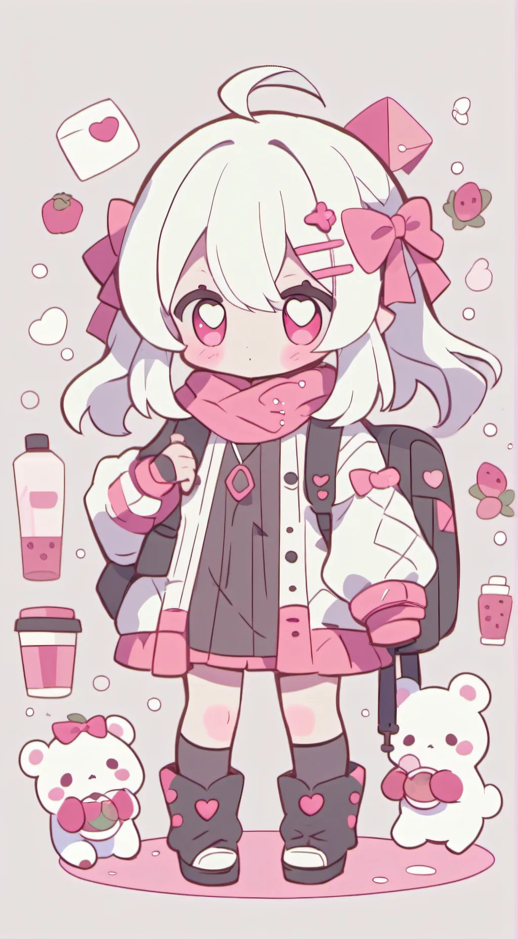 ai character: Lilly background