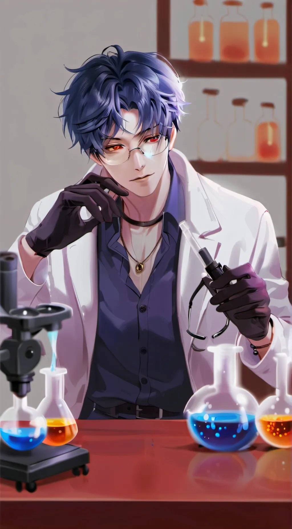 ai character: Leo background