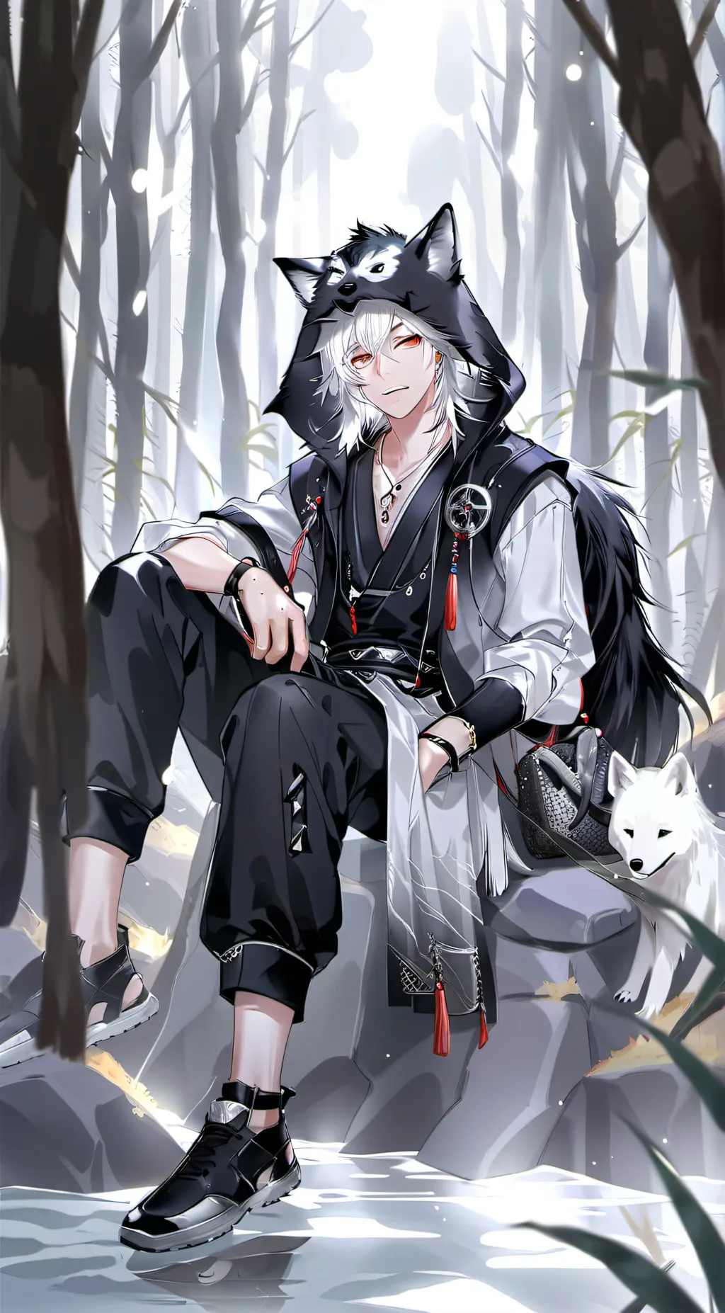 ai character: felix  background