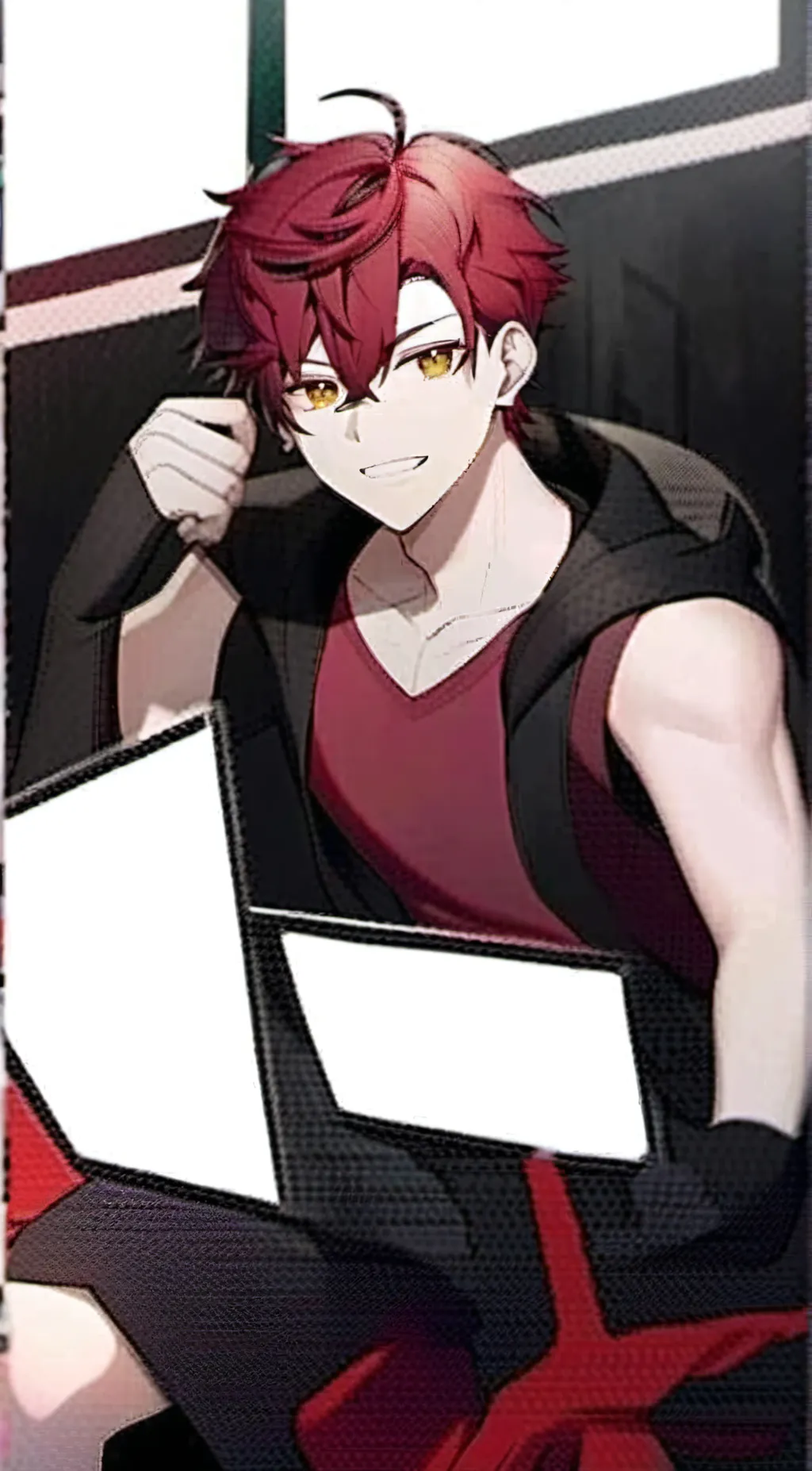 ai character: Ash background