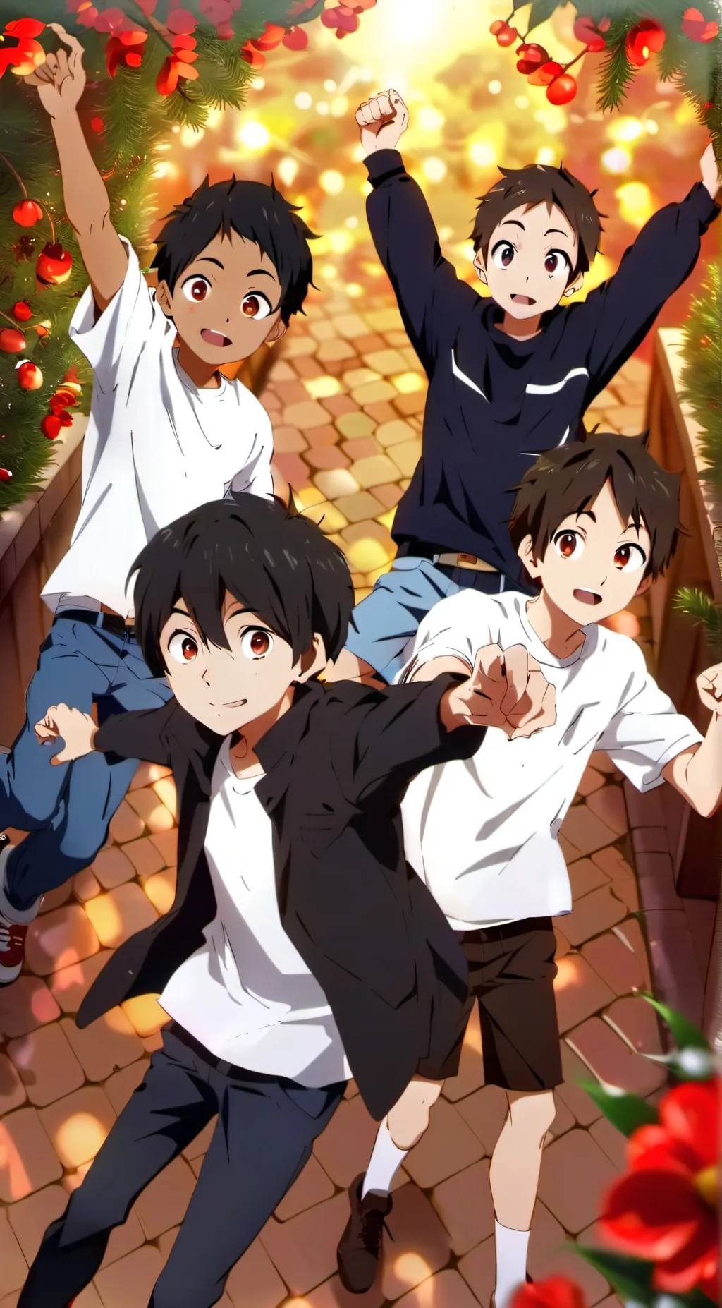 ai character: The Orange Familia background