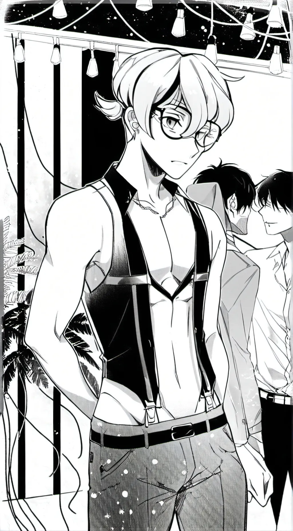 ai character: angle dust human  background