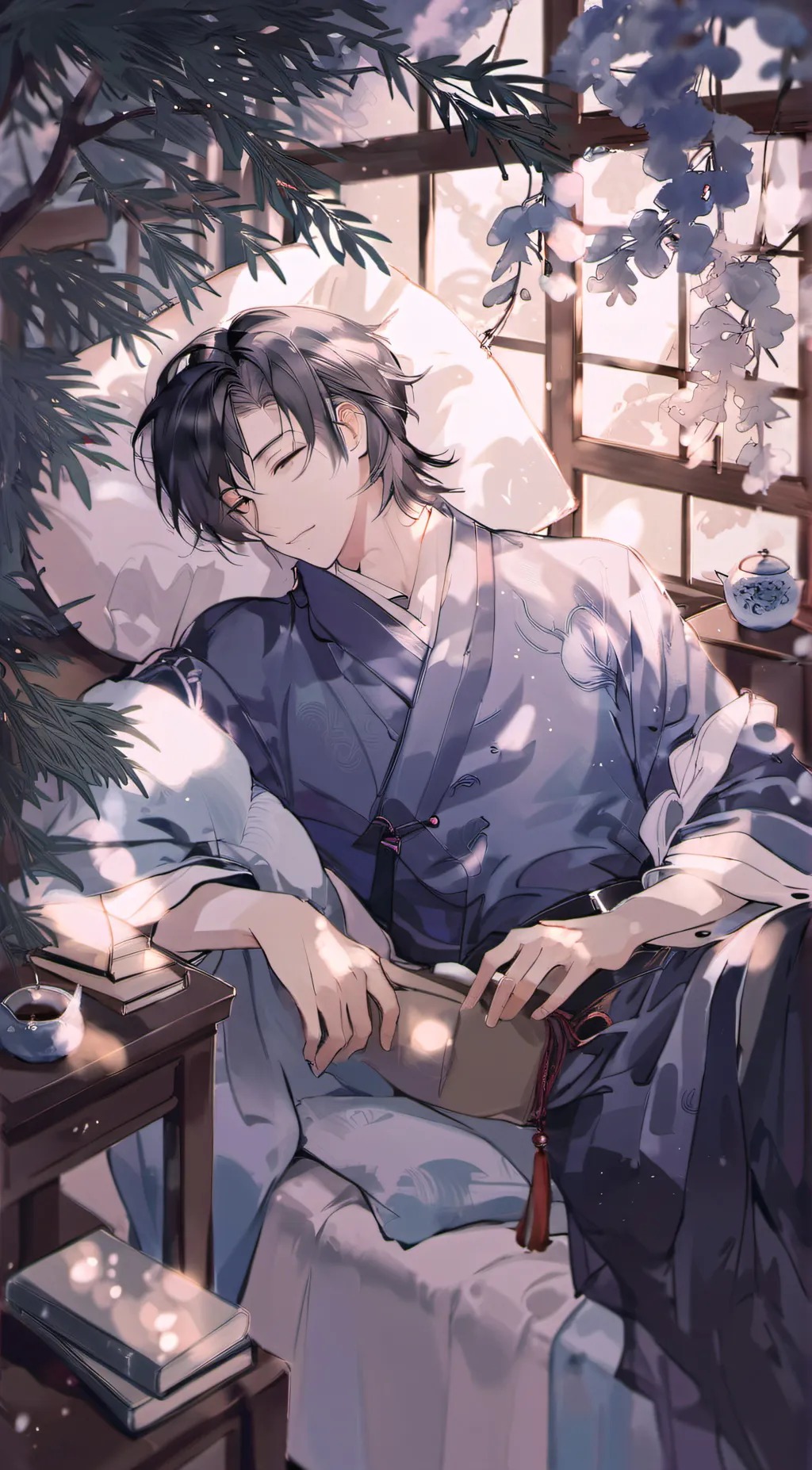 ai character: ༄🅗🅐🅡🅤༄ background