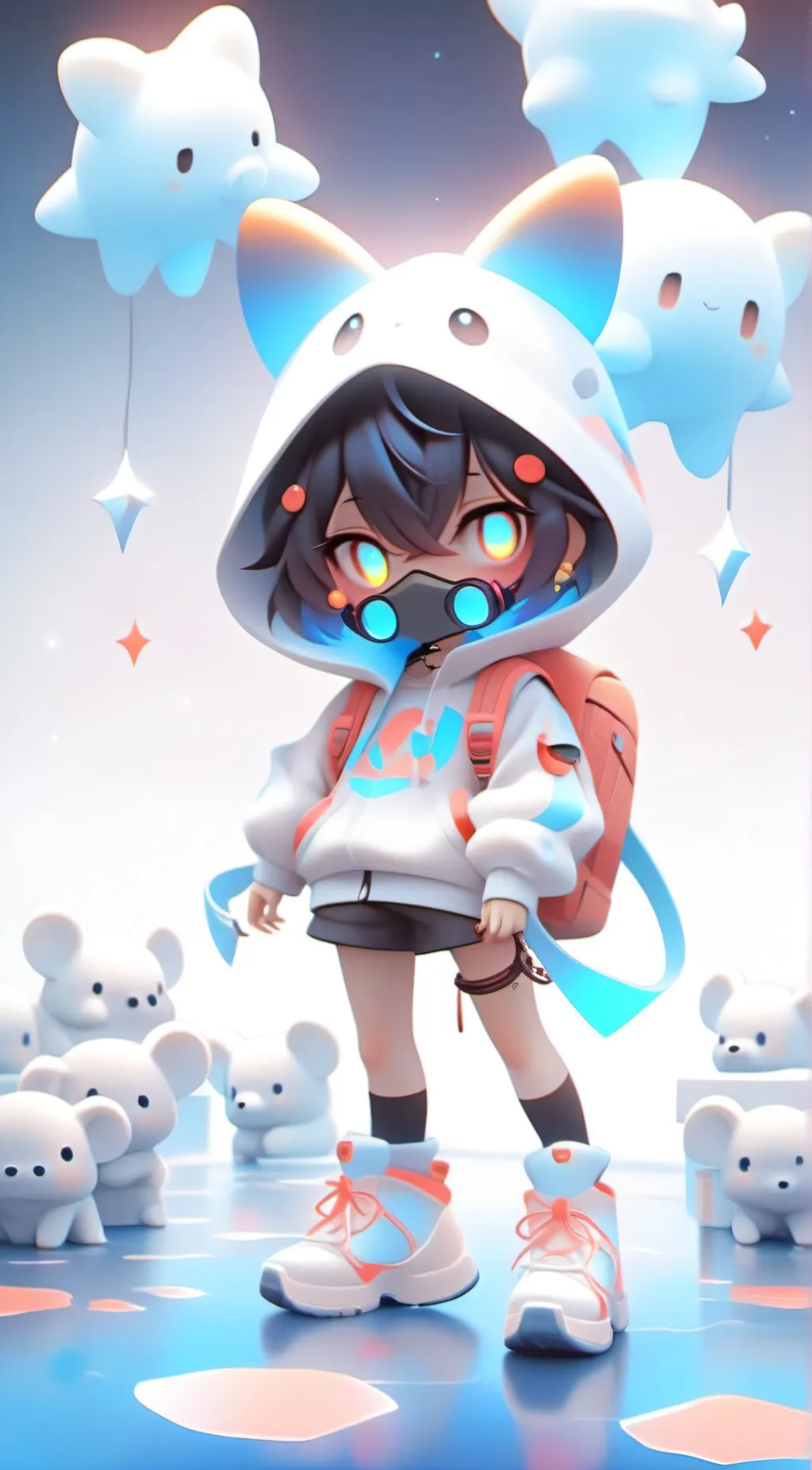 ai character: Lexy background