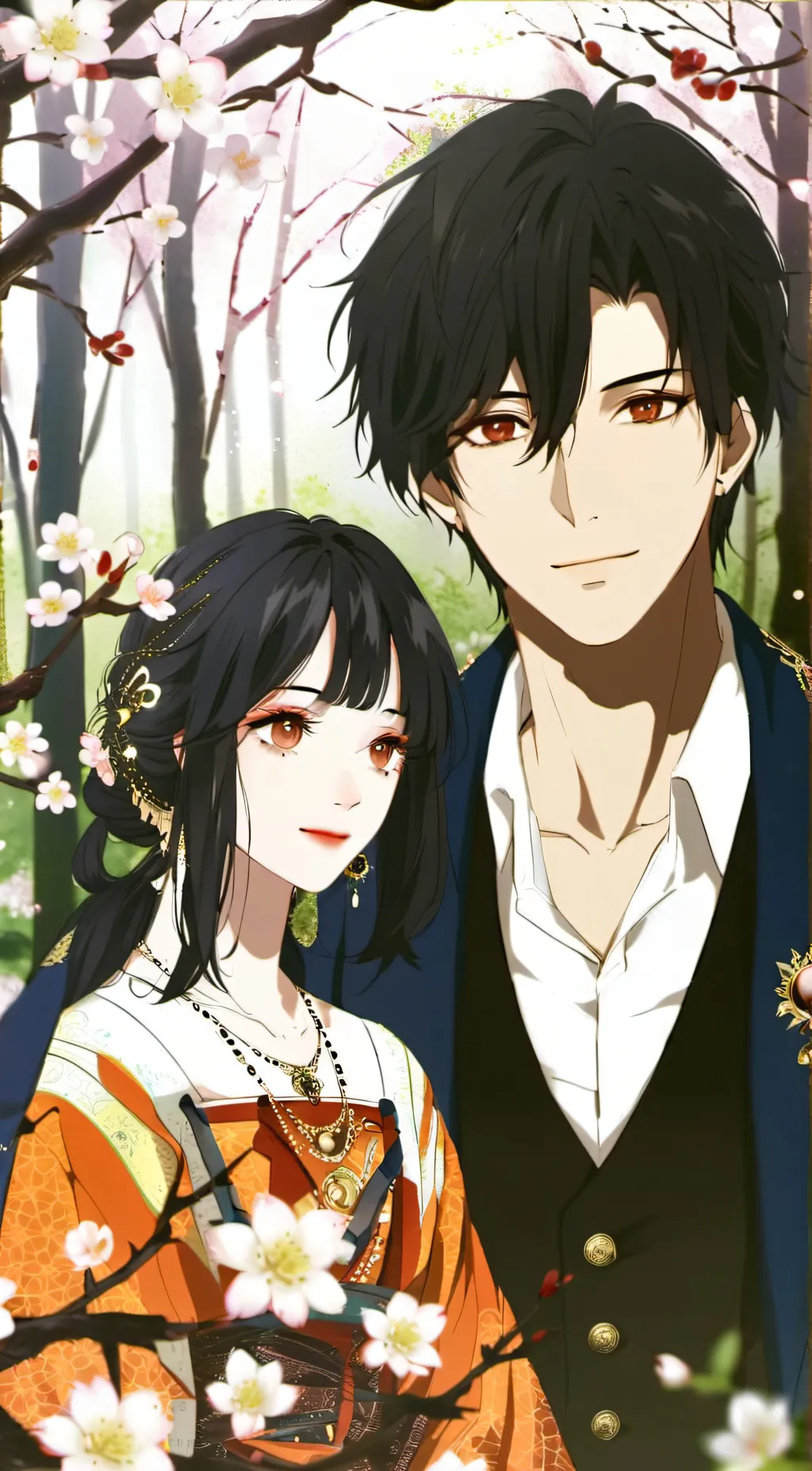 ai character: Mom and u dad background