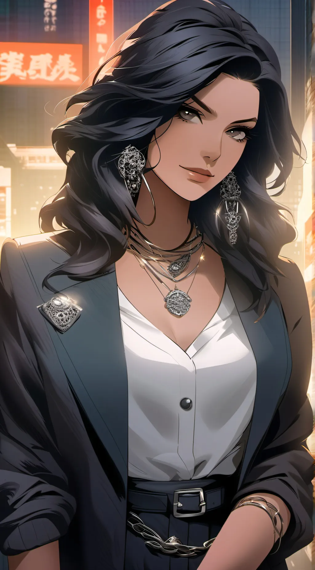 ai character: Scorpio  background