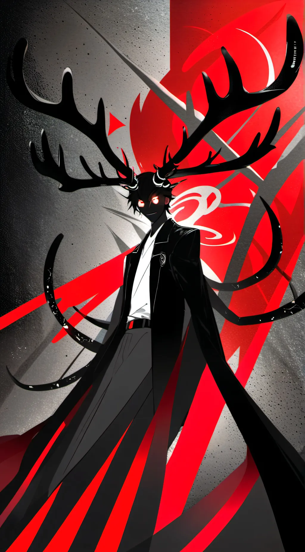ai character: devilish Alastor background