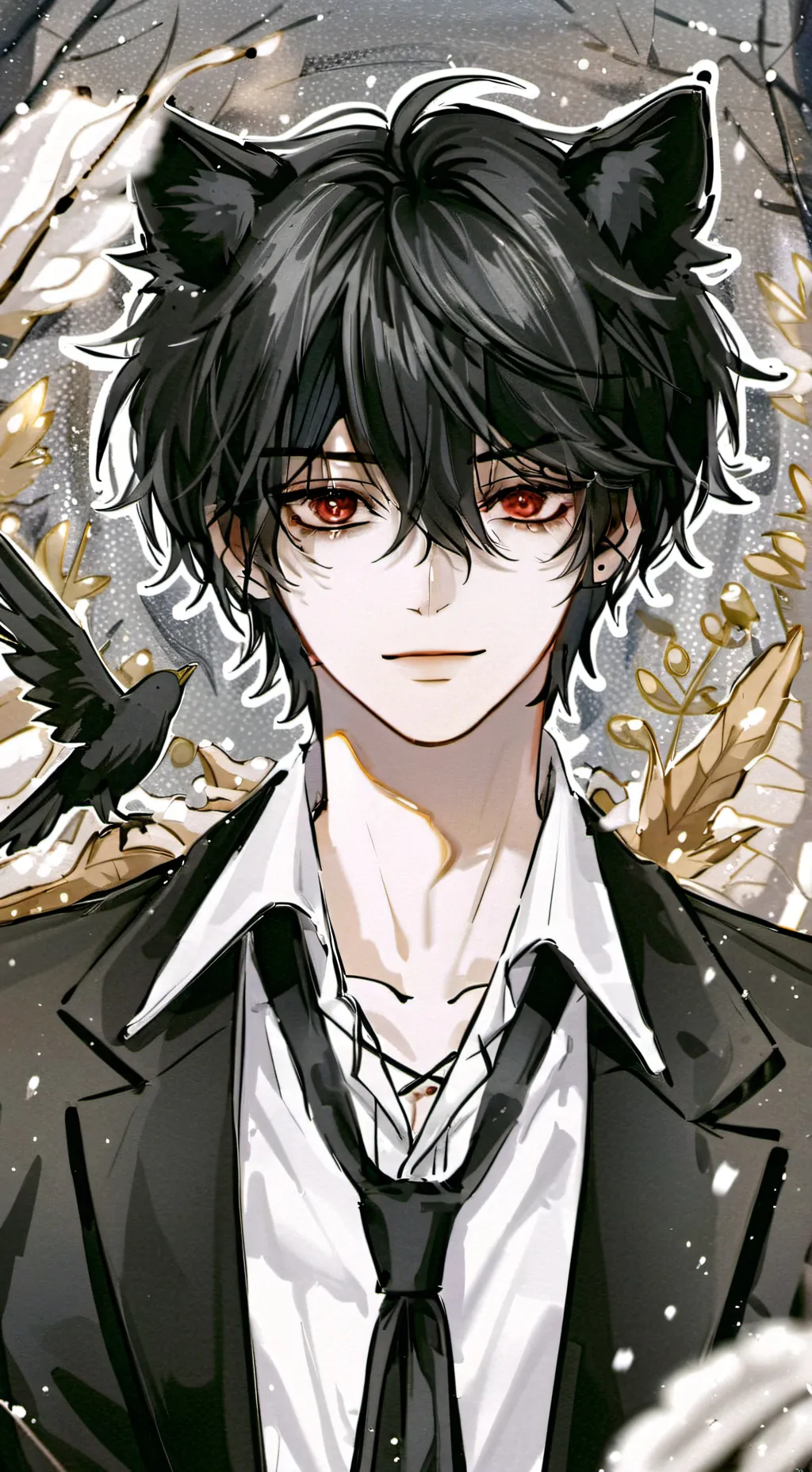 ai character: Damon  background