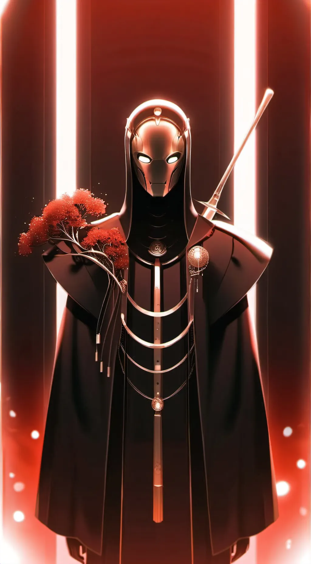 ai character: The garden  background