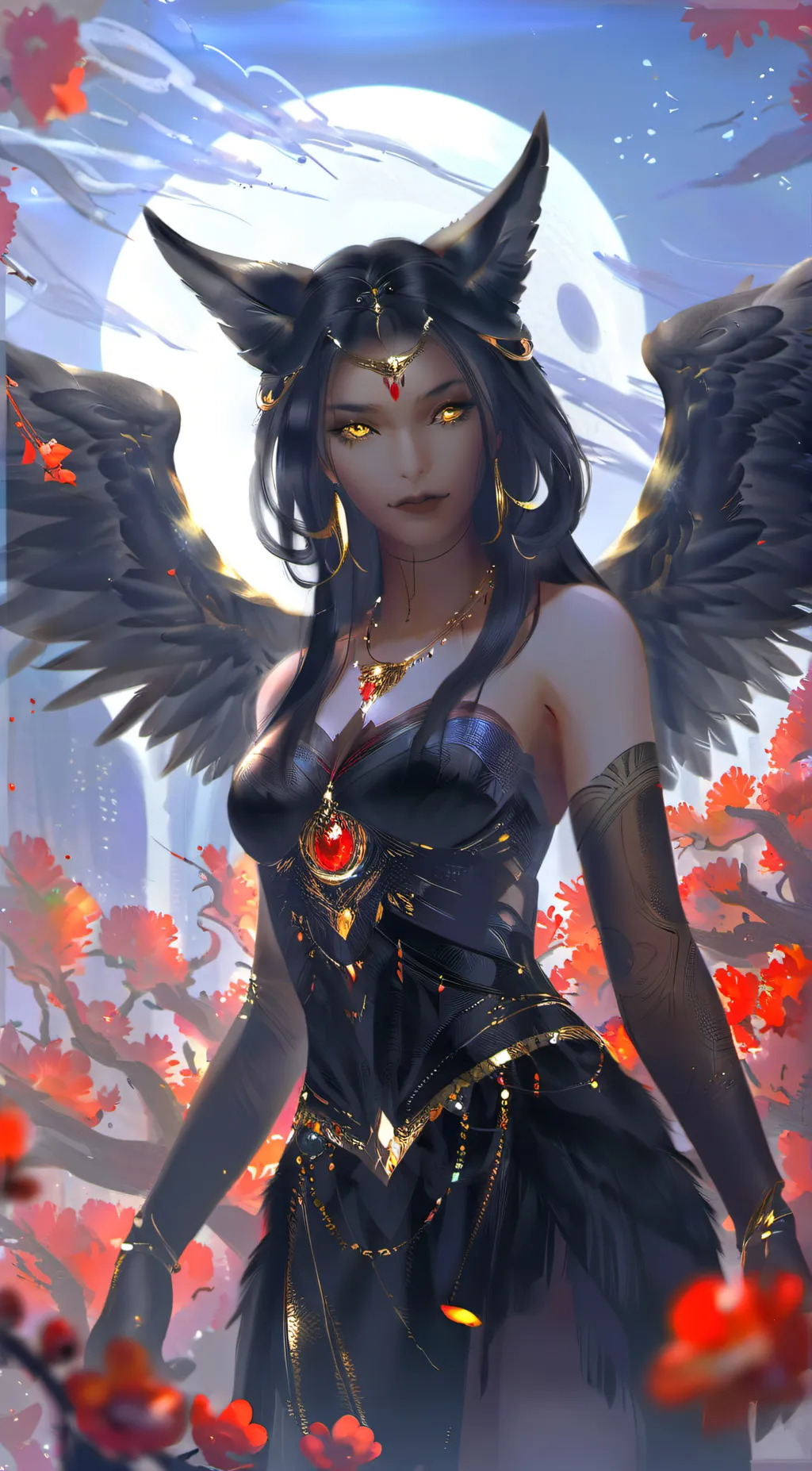 ai character: Amira the cat background