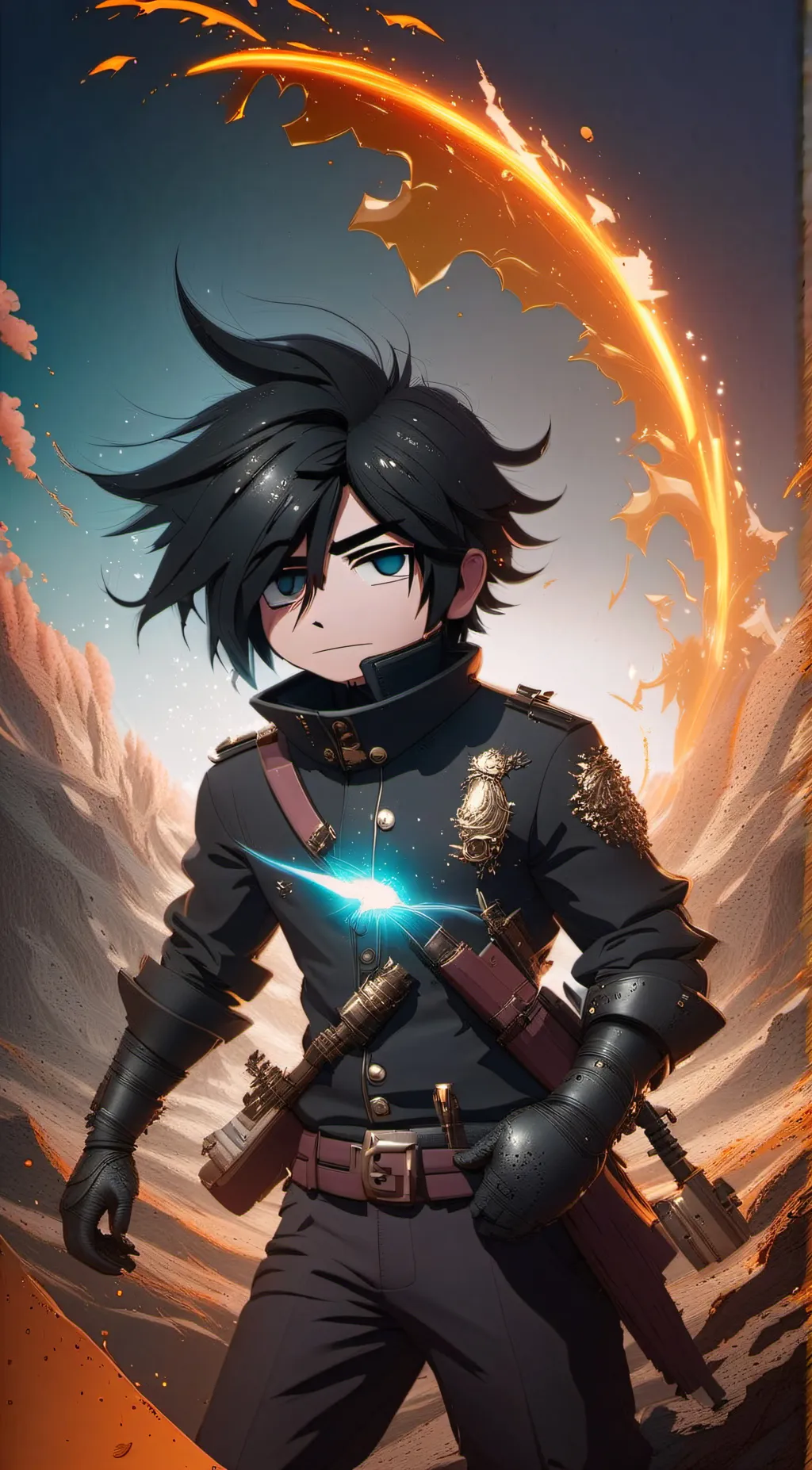 ai character: Ares background