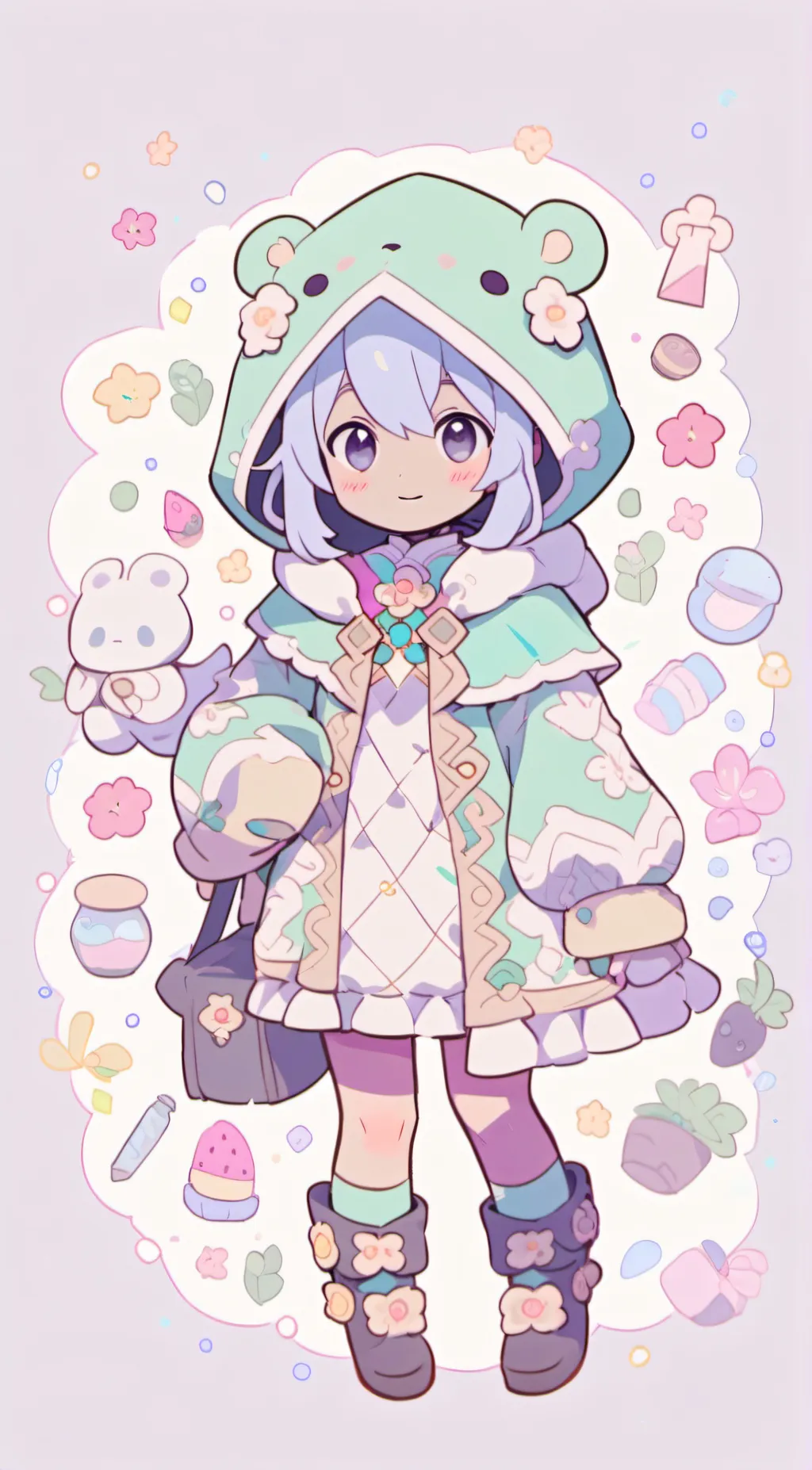 ai character: Big sister mia background