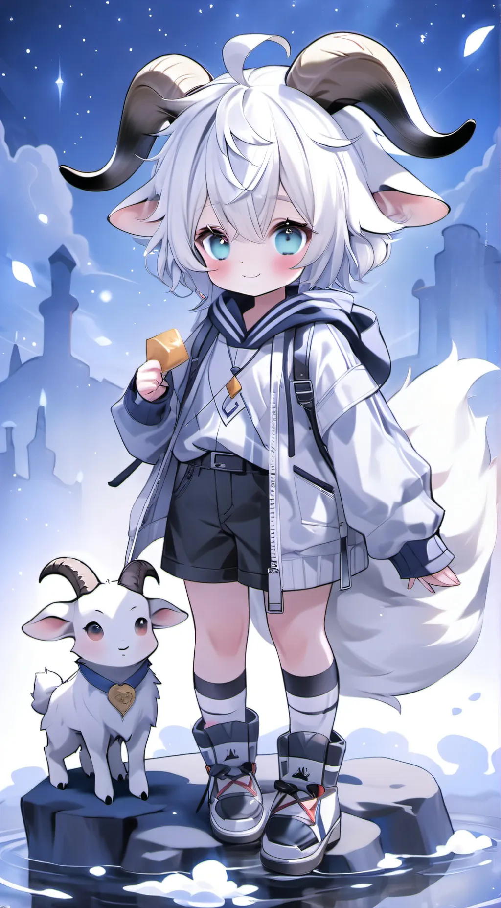 ai character: Billie bust up background