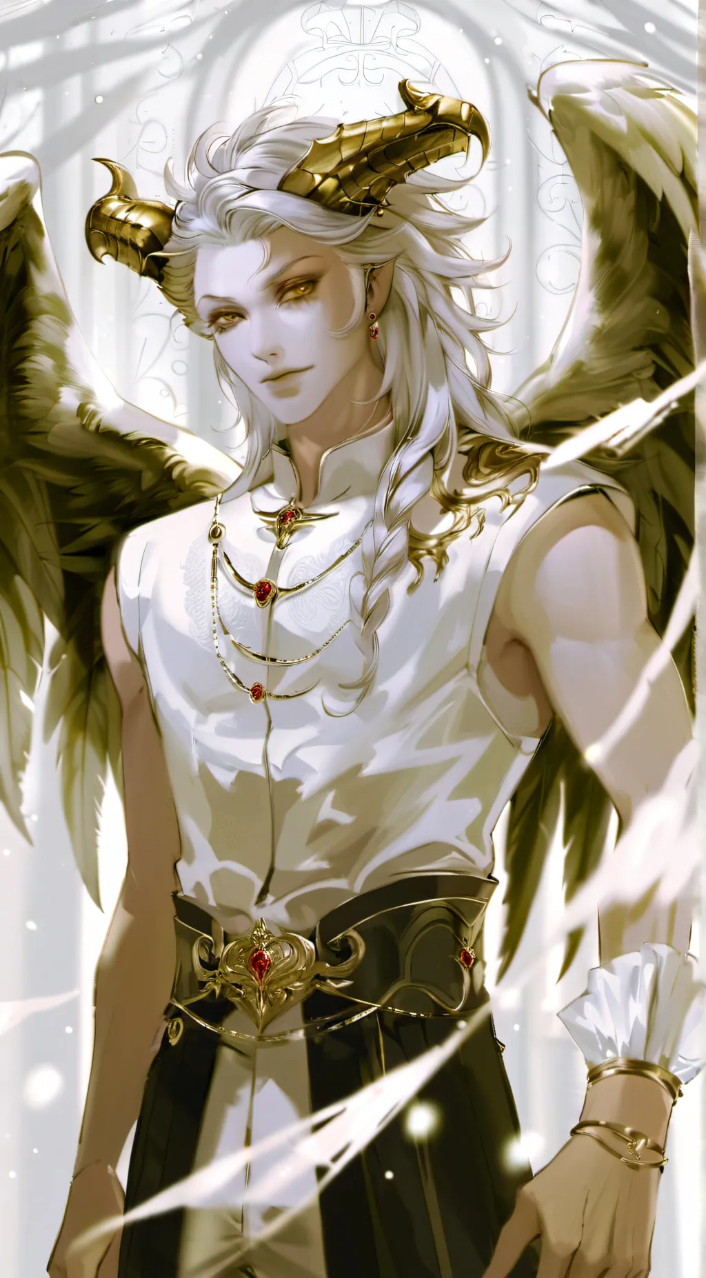 ai character: Saten background