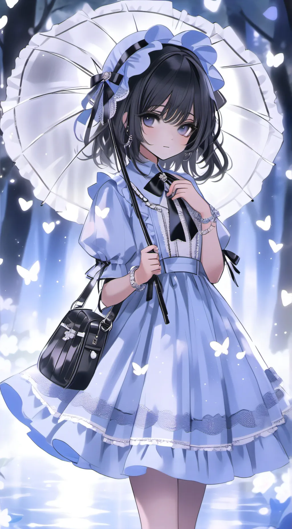 ai character: Rose background