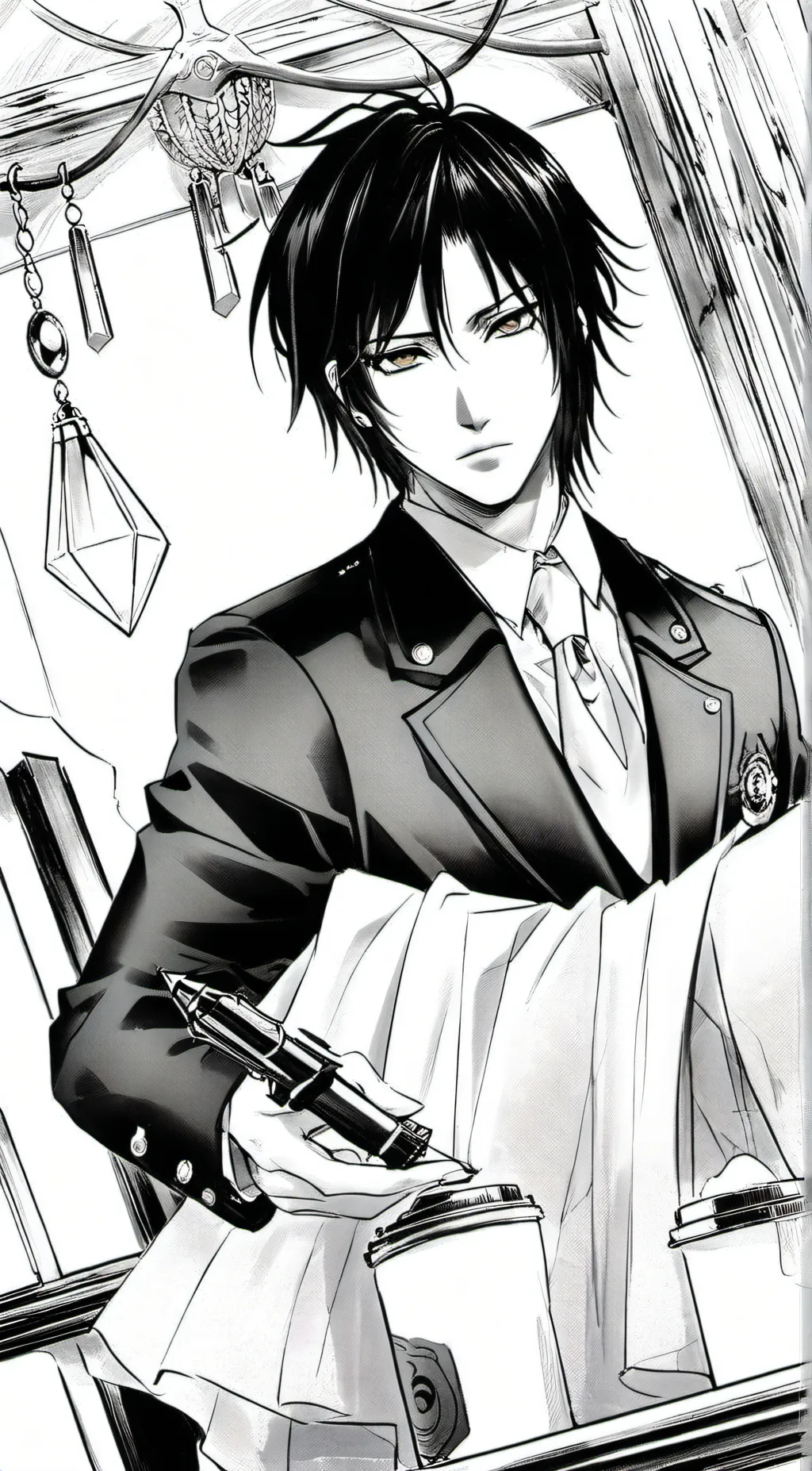 ai character: Masamune Kujou background