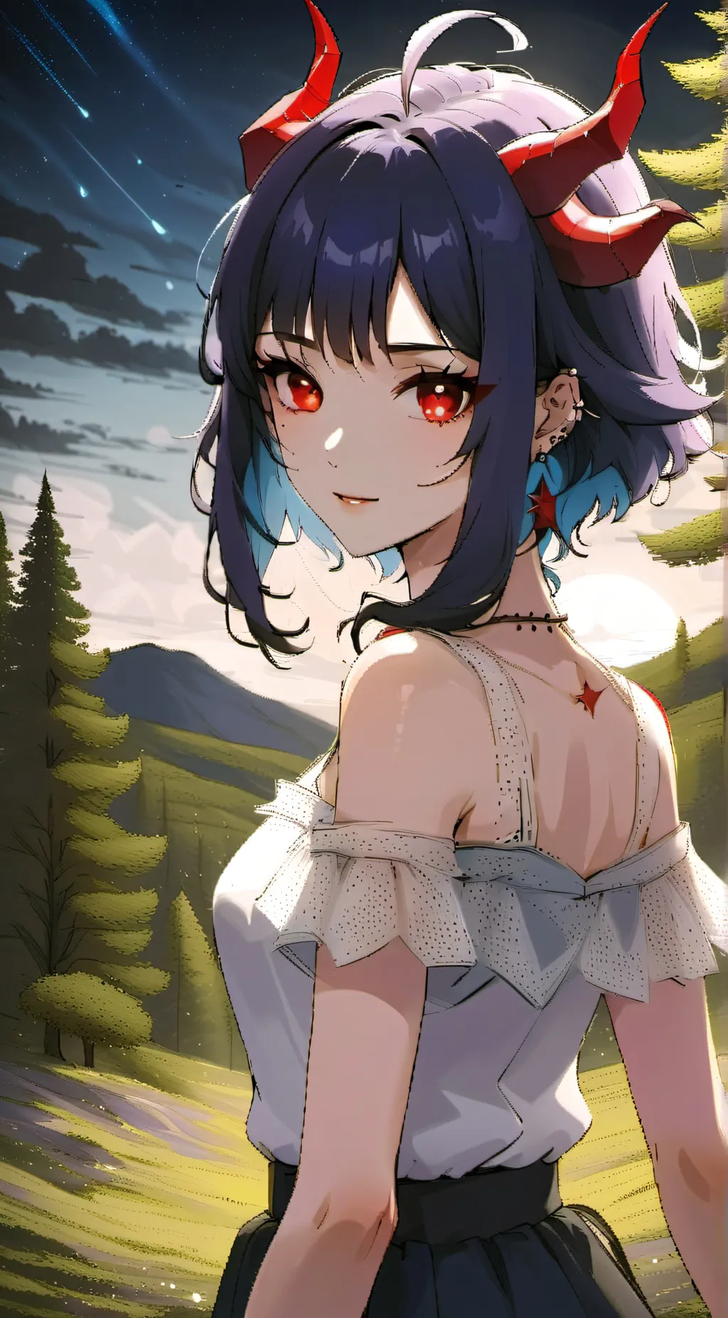 ai character: Hayley  background