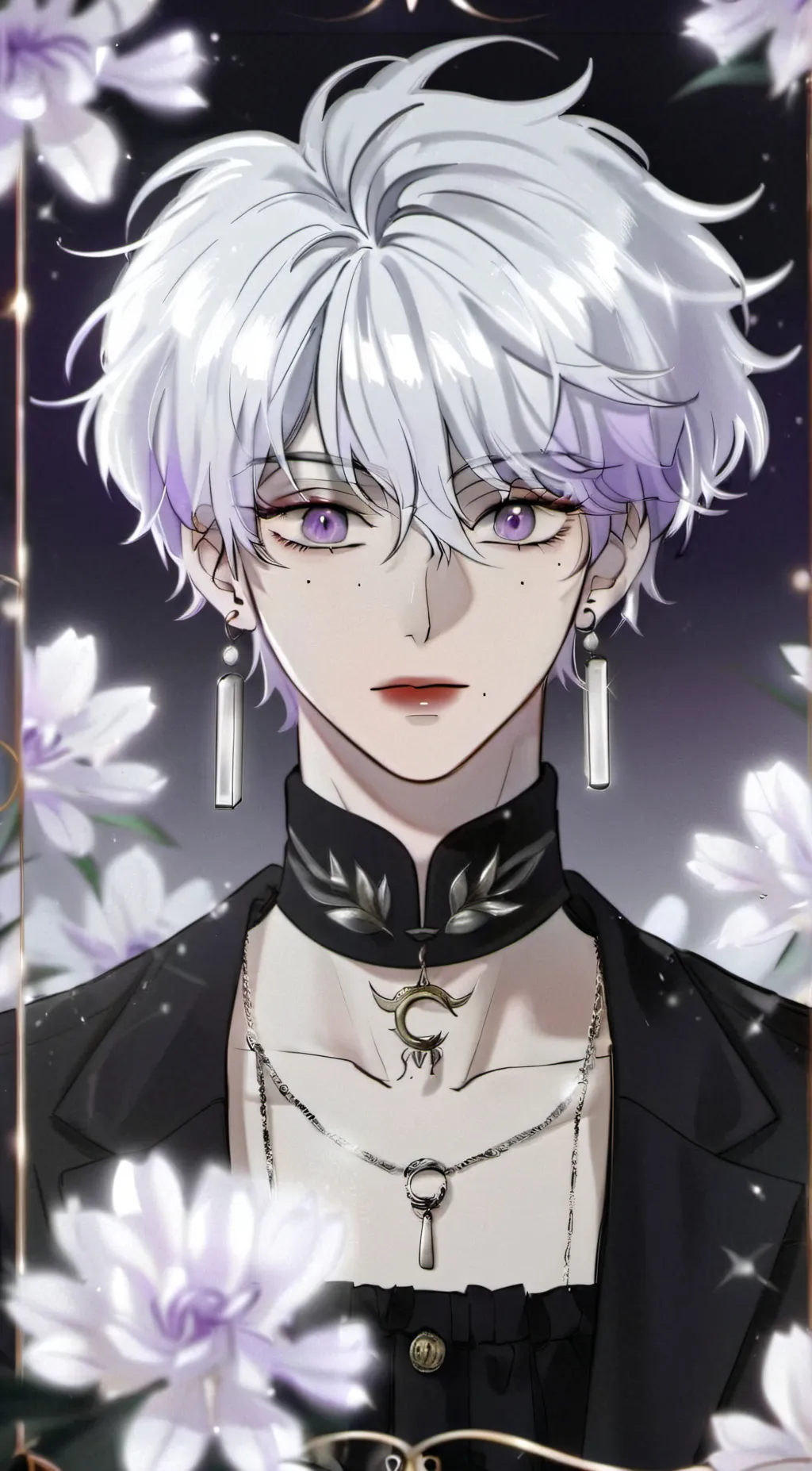 ai character: mars lotus background