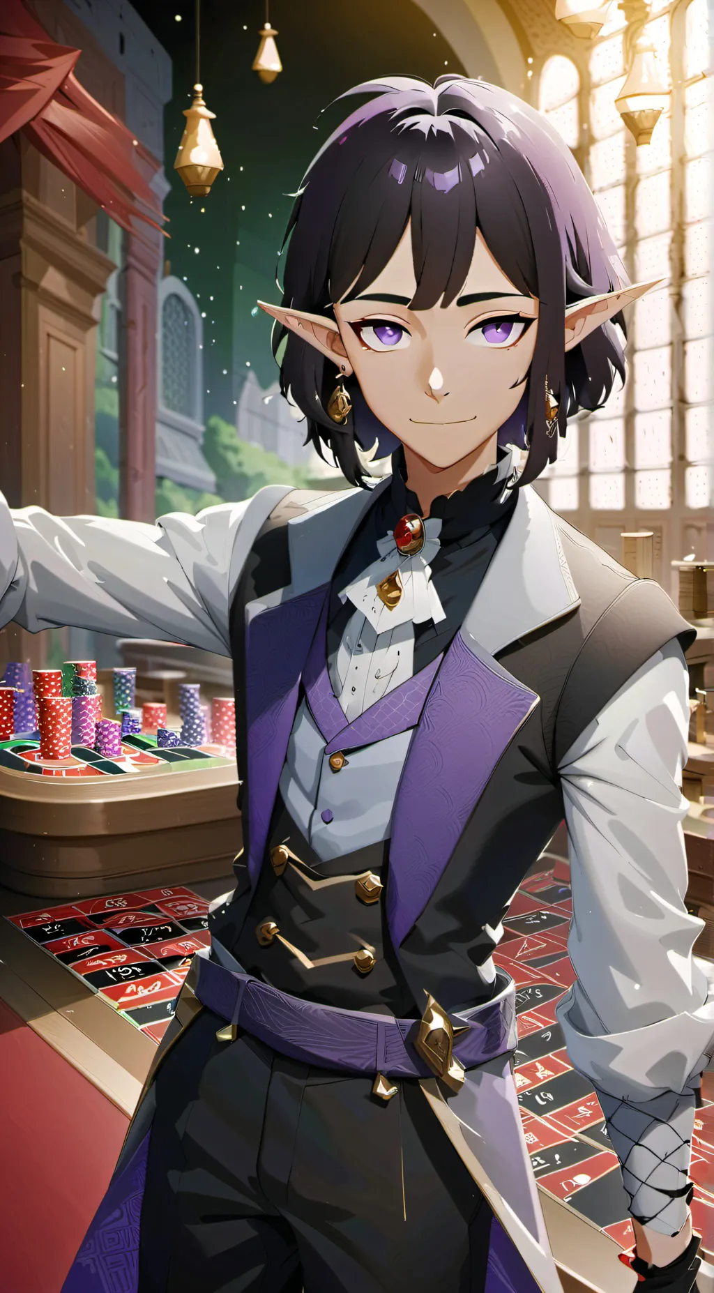 ai character: Lucien background