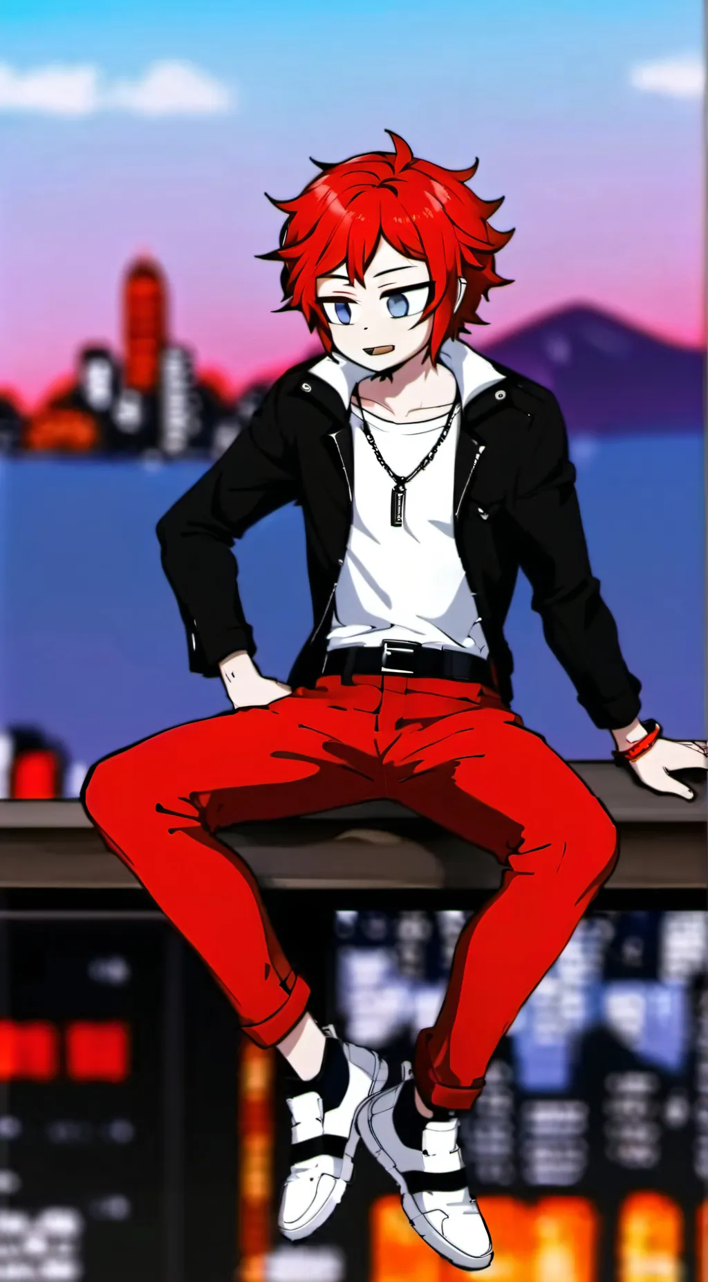 ai character: Spark background