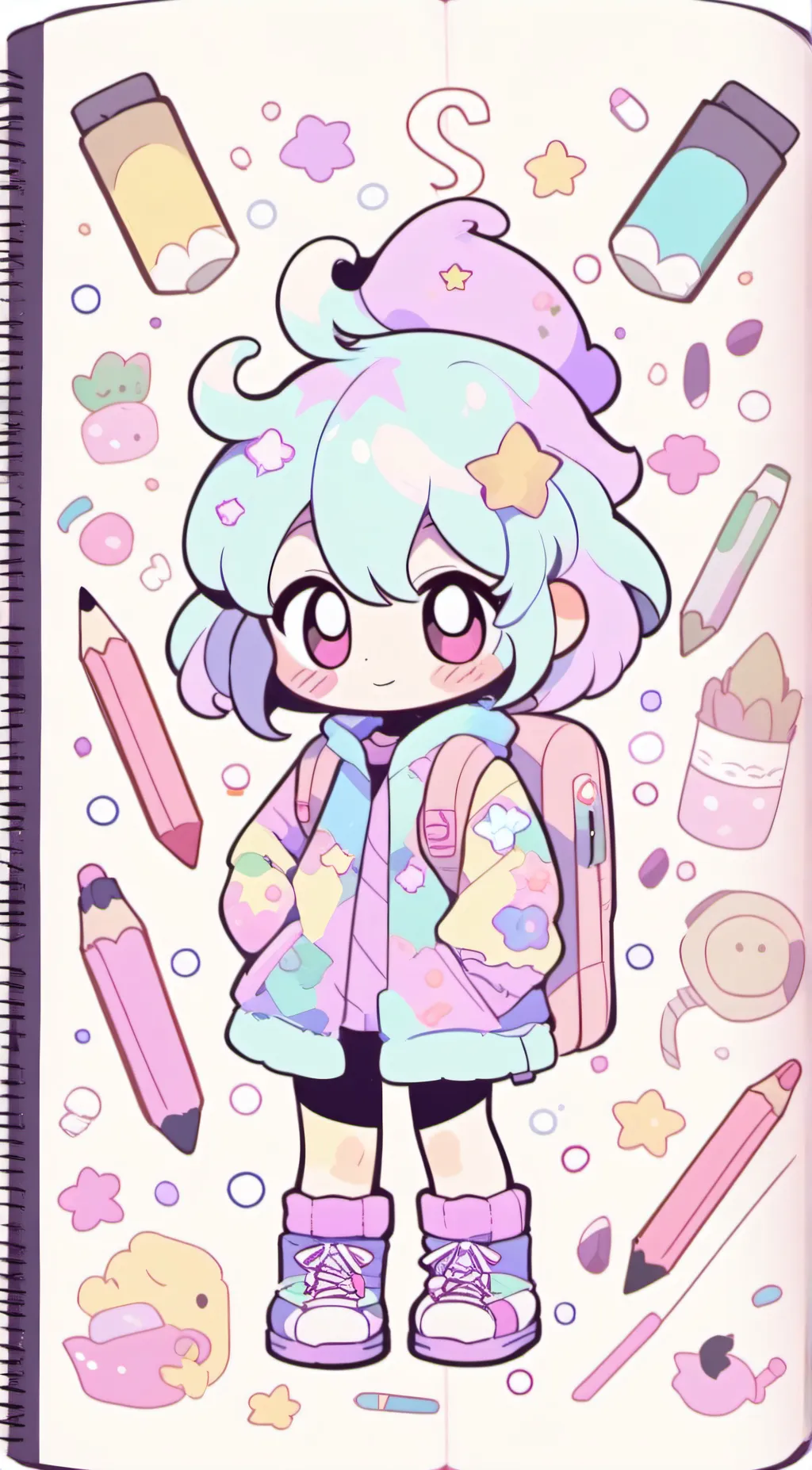 ai character: ✿CraftyCorn✿ background