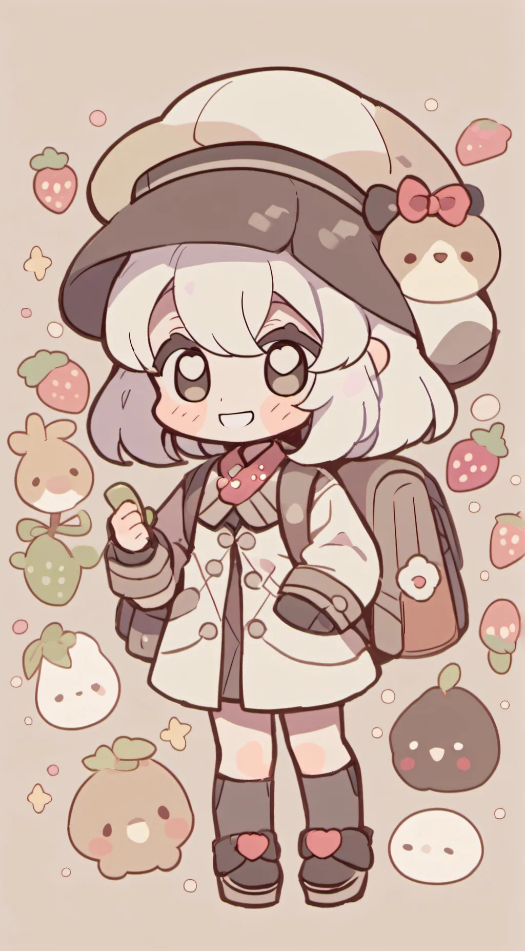 ai character: Aurora background