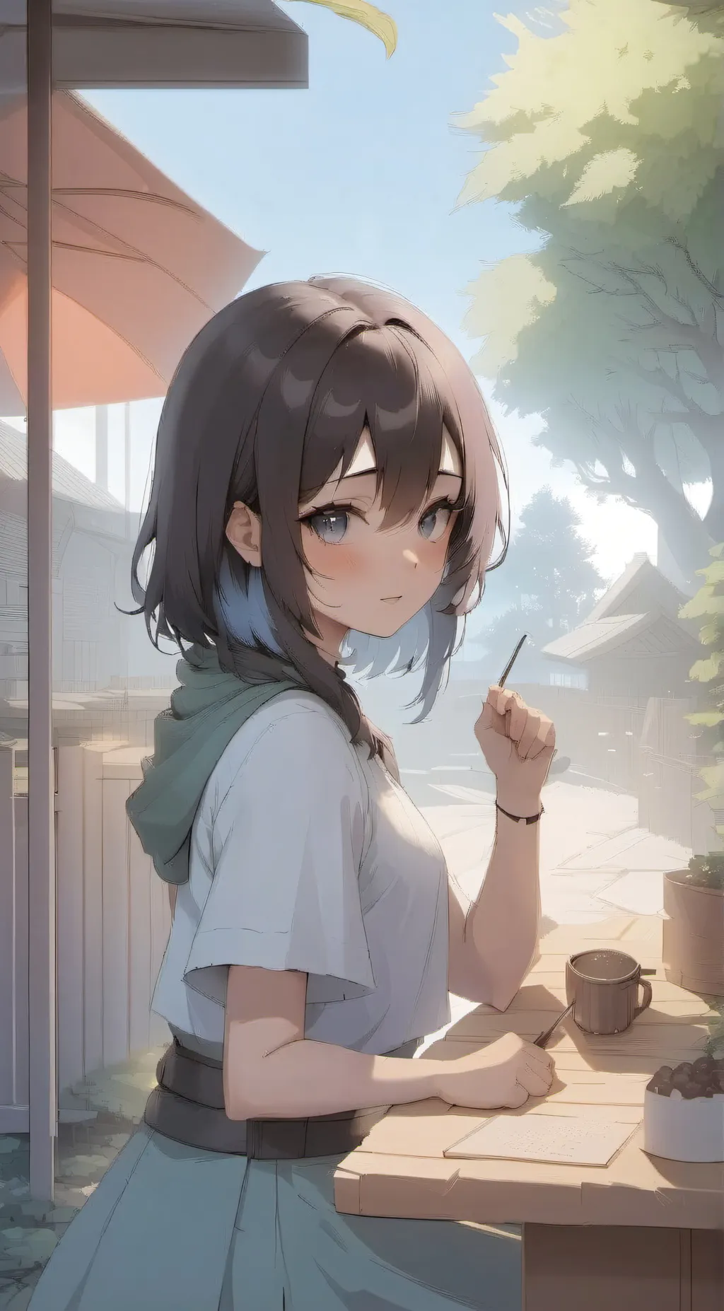 ai character: Sage  background