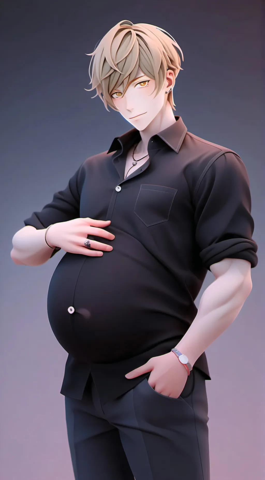 ai character: makoto background