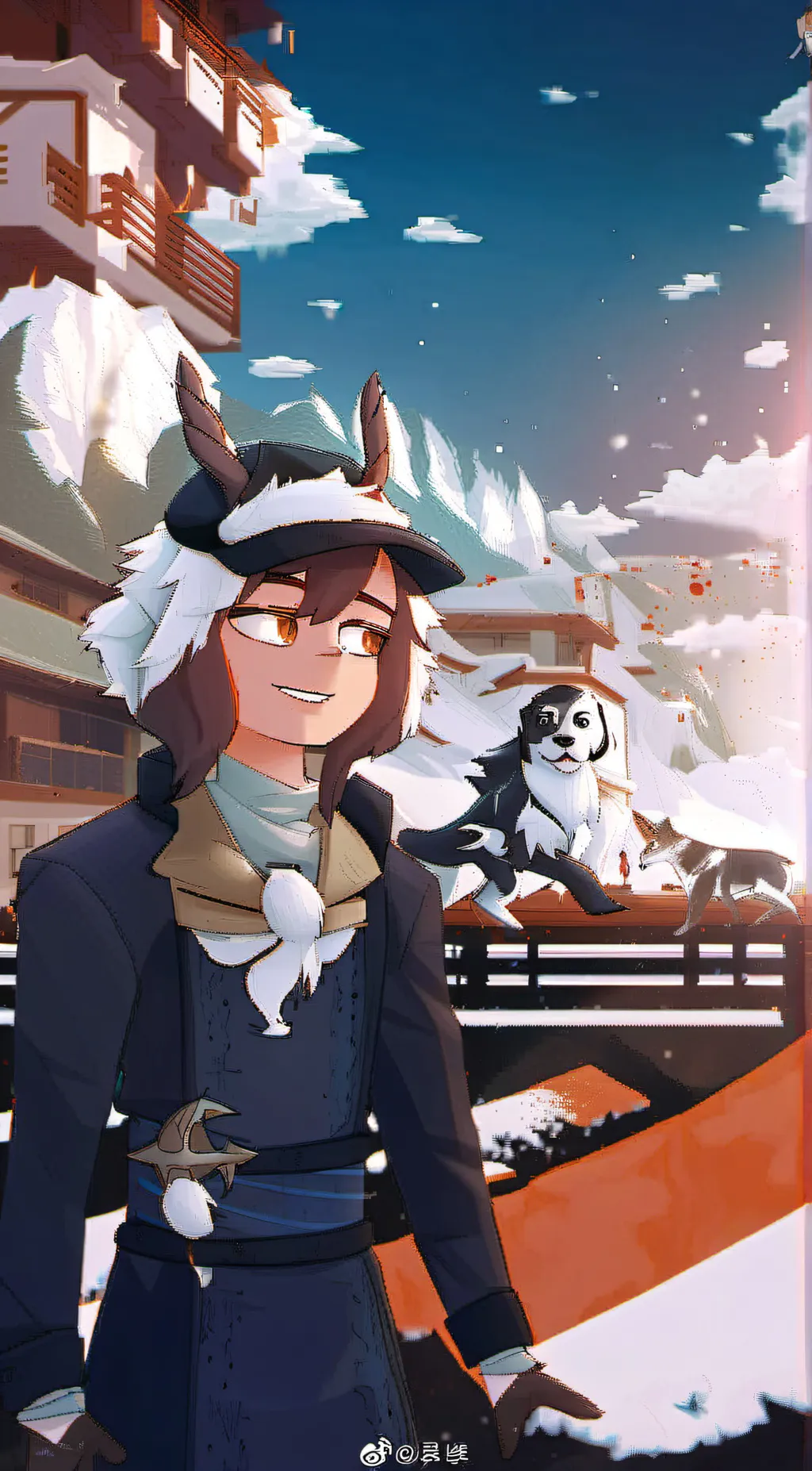 ai character: Tomixity  background