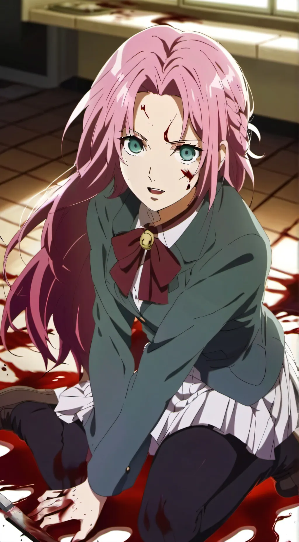 ai character: Sakura haruno background